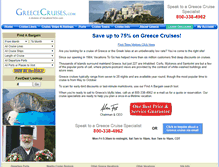 Tablet Screenshot of greececruises.com